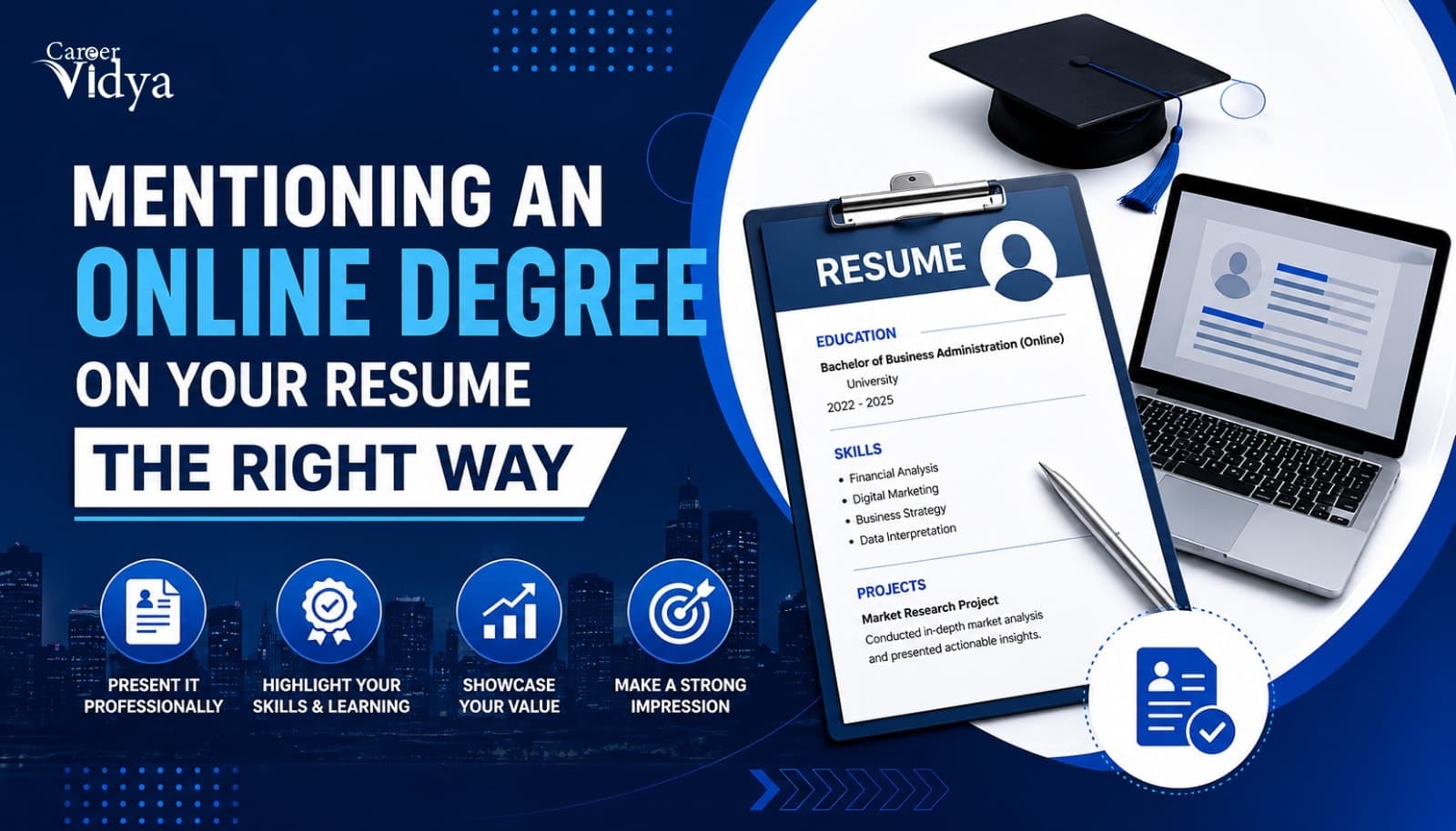 Mentioning An Online Degree  On Your Resume The Right Way